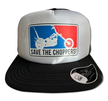 Preview: Save The Choppers! – Trucker Hat ML-Logo Black-White Preview: Save The Choppers! – Trucker Hat ML-Logo Black-White