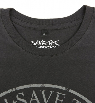 Save The Choppers! T-Shirt Rundes Logo Dunkelgrau