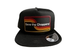 Save The Choppers! – Trucker Hat Stripes Black